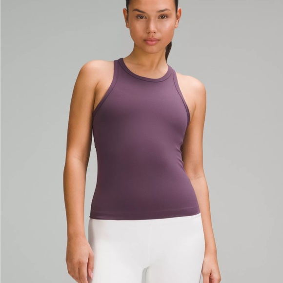 lululemon athletica Tops - Lululemon Align Waist-Length Racerback Tank Top ‘grape thistle’